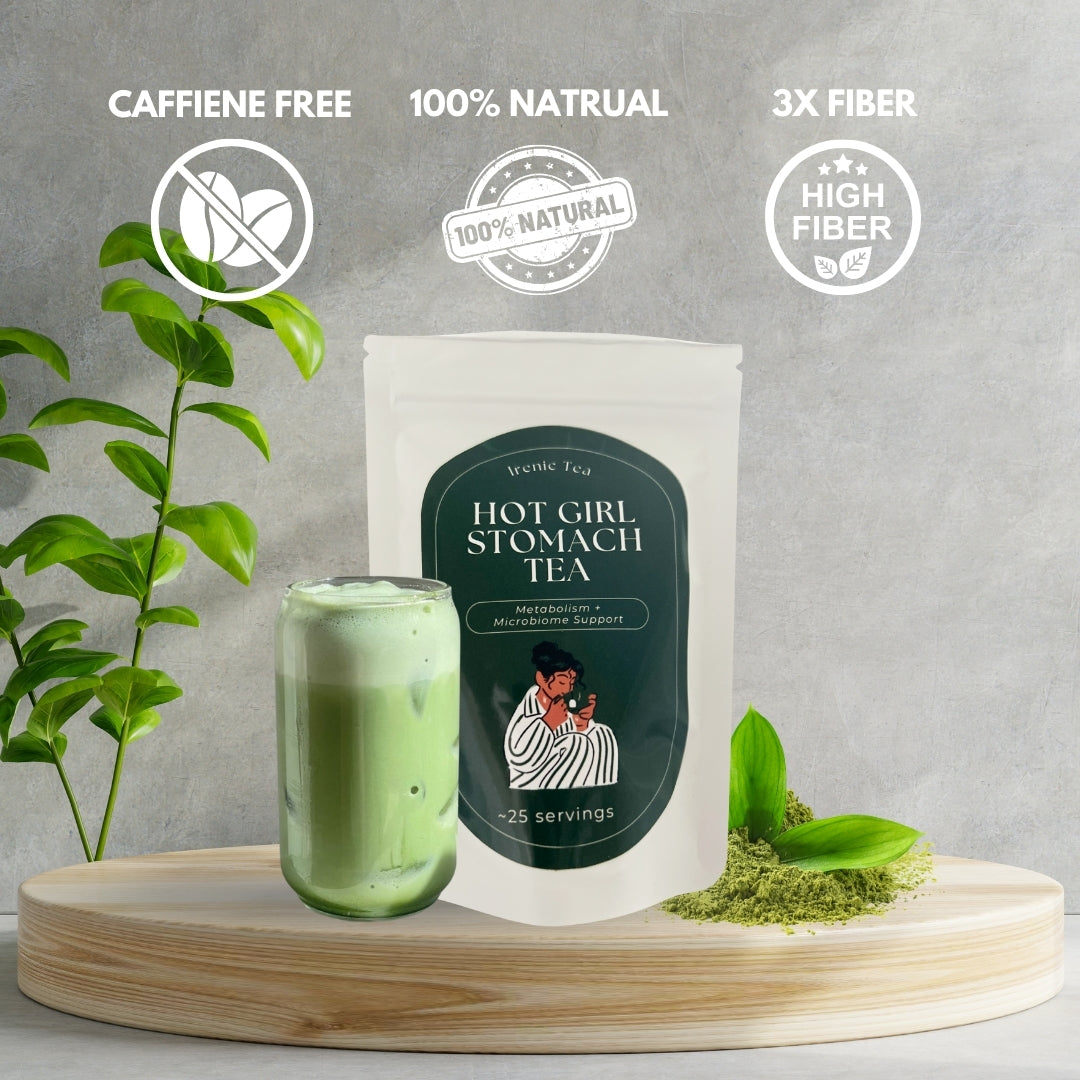Hot Girl Stomach Tea™ – Fiber Matcha *Mix w/ regular matcha or protein shakes