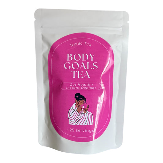 Body Goals Tea – Debloat & Reset with Hibiscus, & Gentian (Caffeine-Free) | Loose leaf tea